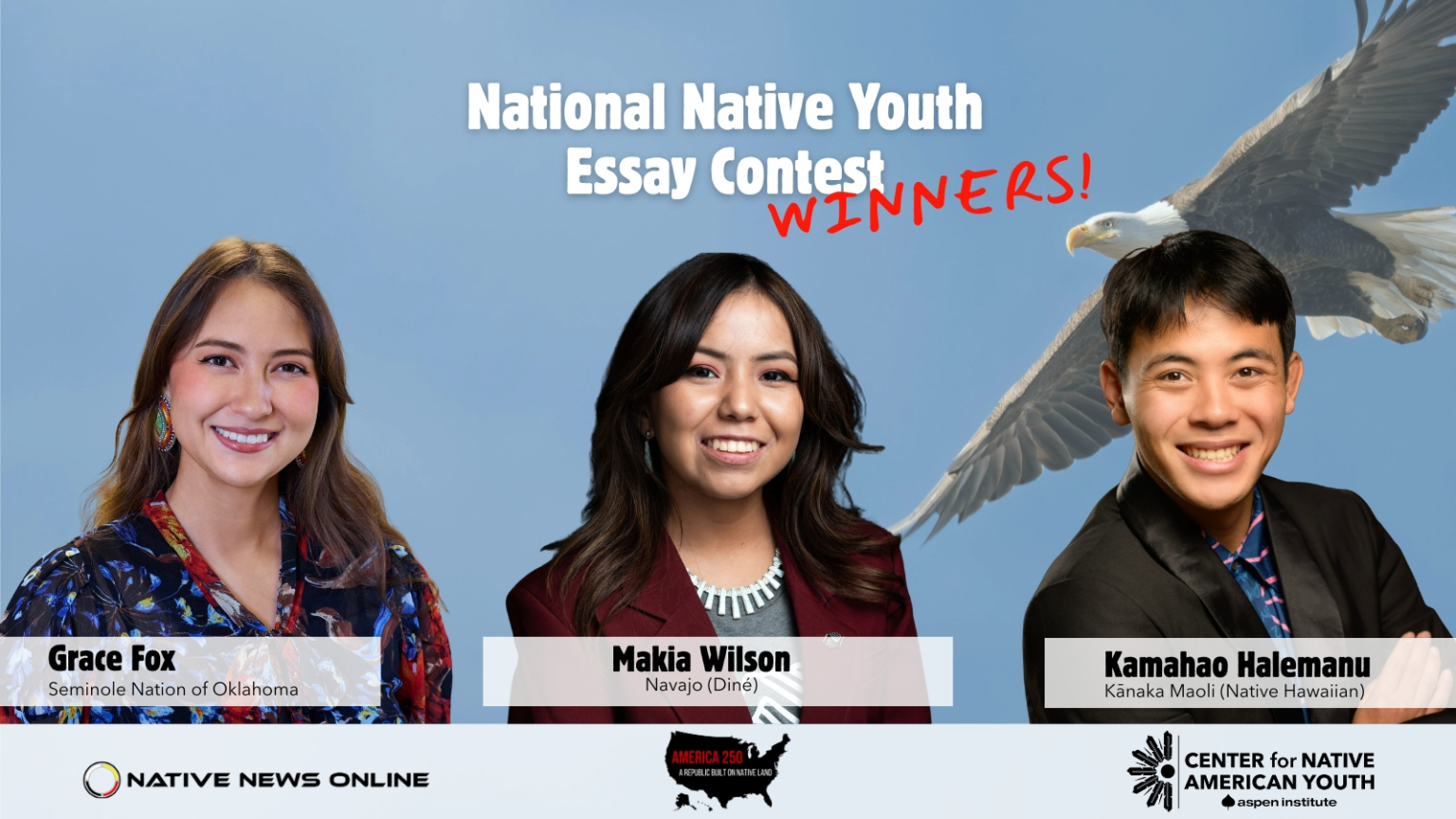 Native News Online & CNAY Announce Winners of Native Youth Essay Contest